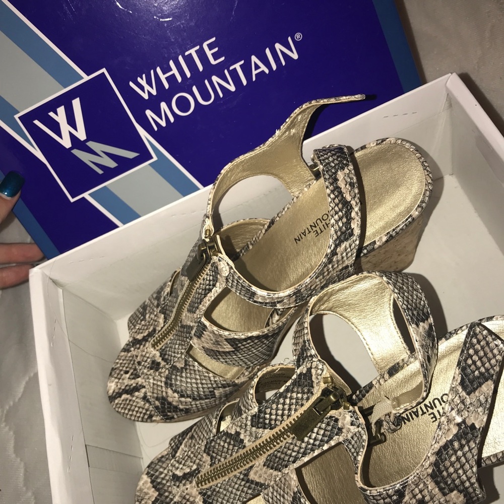 Snakeskin Heels